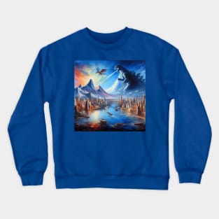 Godzilla . Crewneck Sweatshirt